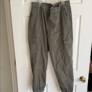 Natural Reflections Olive Green Cargo Joggers